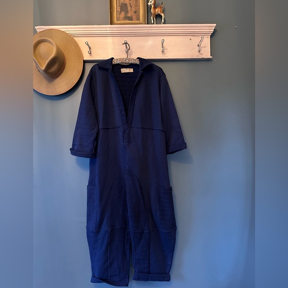 Free People Navy Kendra One Piece - Picture 2 of 12